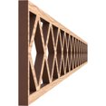 thumbnail image 3 of Ekena Millwork 46 3/8"W x 4"H x 3/8"T Wolford Fretwork Moulding, Red Oak, 3 of 13
