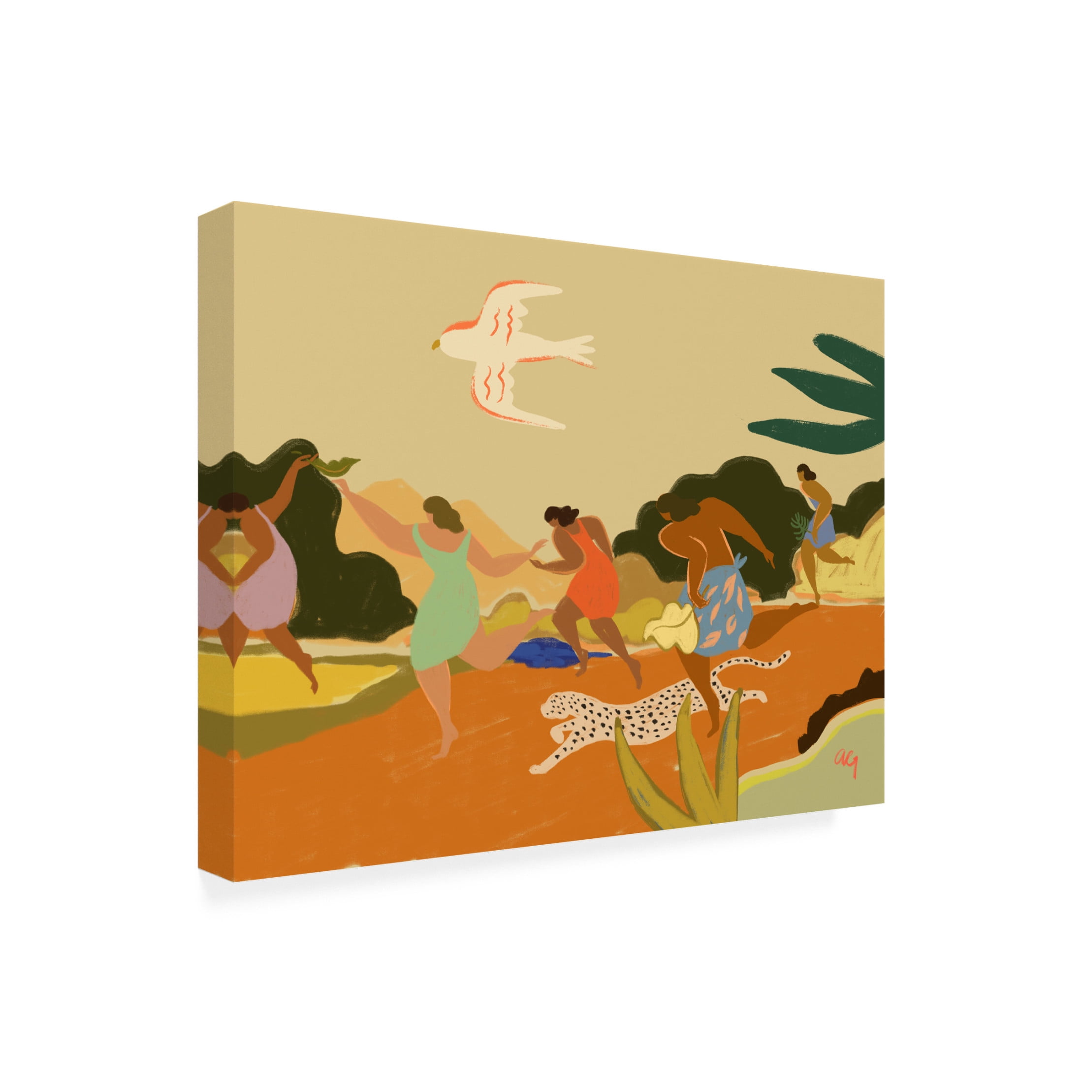 Trademark Fine Art Arty Guava Run Canvas Wall Art