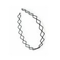 thumbnail image 3 of Diadema flexible Minnieouse de Metal Ondulado Negro Unisex, 3 of 6