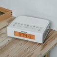 thumbnail image 3 of Sangean RCR-5 Radio reloj digital AM/FM, color blanco, 3 of 5
