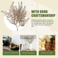 thumbnail image 5 of Christmas Decorative Artificial Leaves for Decoration 10Pcs Golden Leaves, 5 of 5