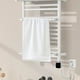 thumbnail image 4 of Toalla de baño de algodón grande 34x73cm | Sobredimensionado Secado rápido Suave Absorbente Espesado | Alargado, duradero, lavable | Envoltura de ducha de lujo para spa | Pieza única | Rosa Blanco, 4 of 6