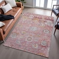 thumbnail image 6 of Addison Rugs Mayfield Premium Machine Washable Traditional Global Pink Rectangle Rug, 8' x 10', 6 of 6