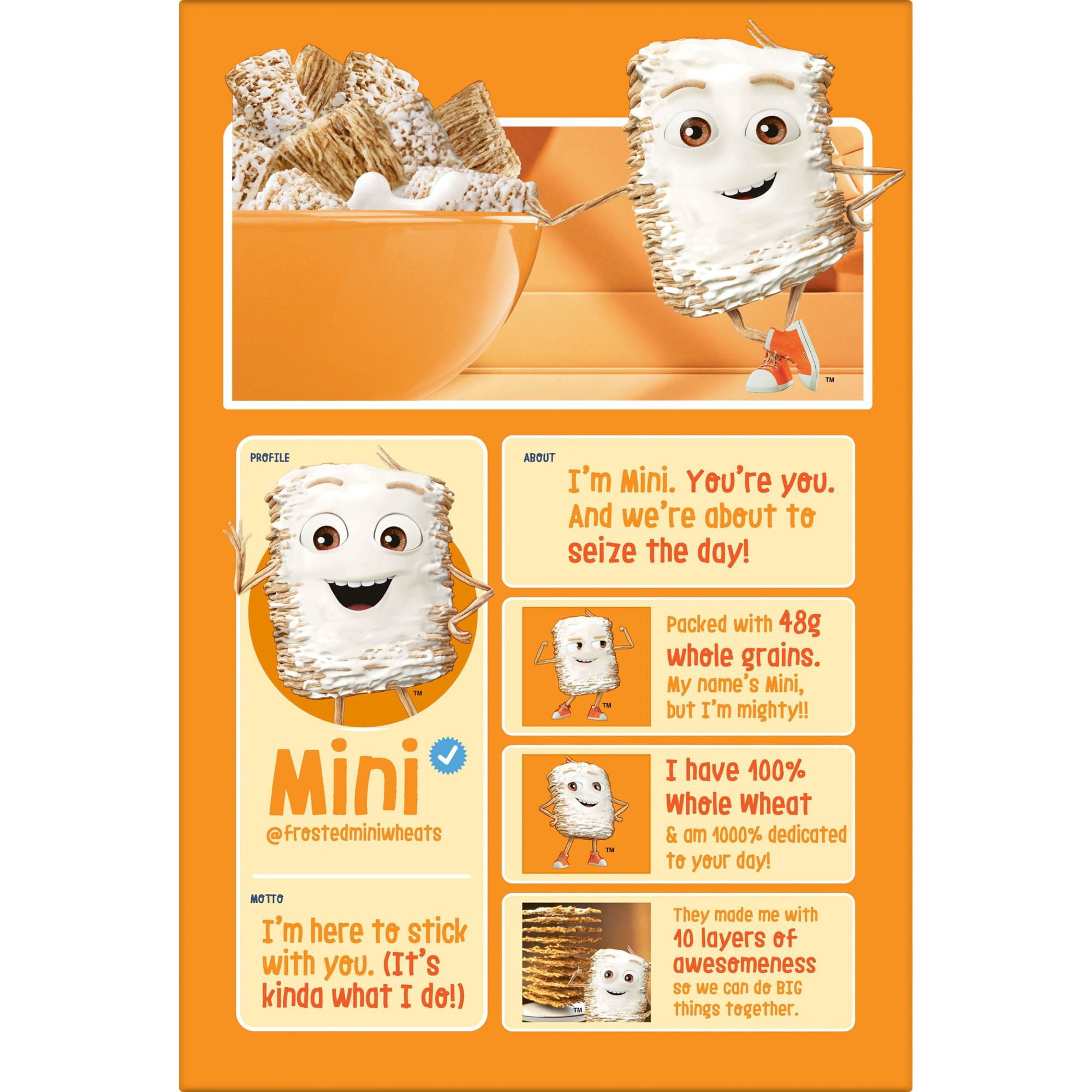3 Pack of Kellogg's Frosted Mini-Wheats Original Breakfast Cereal - 16 oz (Packaging Varies)