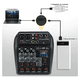 thumbnail image 2 of Audio Sonido Tarjeta Consolas de Sonido Audio Mixer Usb Bluetooth Belug, Negro, 2 of 5