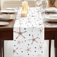 thumbnail image 3 of Table Runners 72 Inches Long Dress Scarves, Starfish Coastal Farmhouse Kitchen/Dining Table Runner, Coffee Tablerunners, Summer Nautical Ocean Sea Modern Art 18x72 Inch, 3 of 9