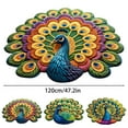 thumbnail image 4 of Seat Cushion Cloth, Cushion Peacock Mat *1 Piece (Green-C), 4 of 6