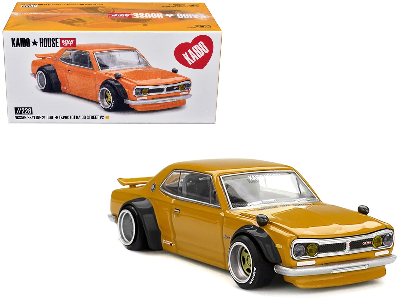 Kaido House x Mini GT Nissan Skyline GT-R (R34) Kaido Works V2