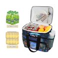 thumbnail image 2 of FORMRS Insulated Cooler Bag 24 Cans Capacity Soft Leakproof Lunch Box with Side Pockets, Beautiful Floral Moon, 2 of 7