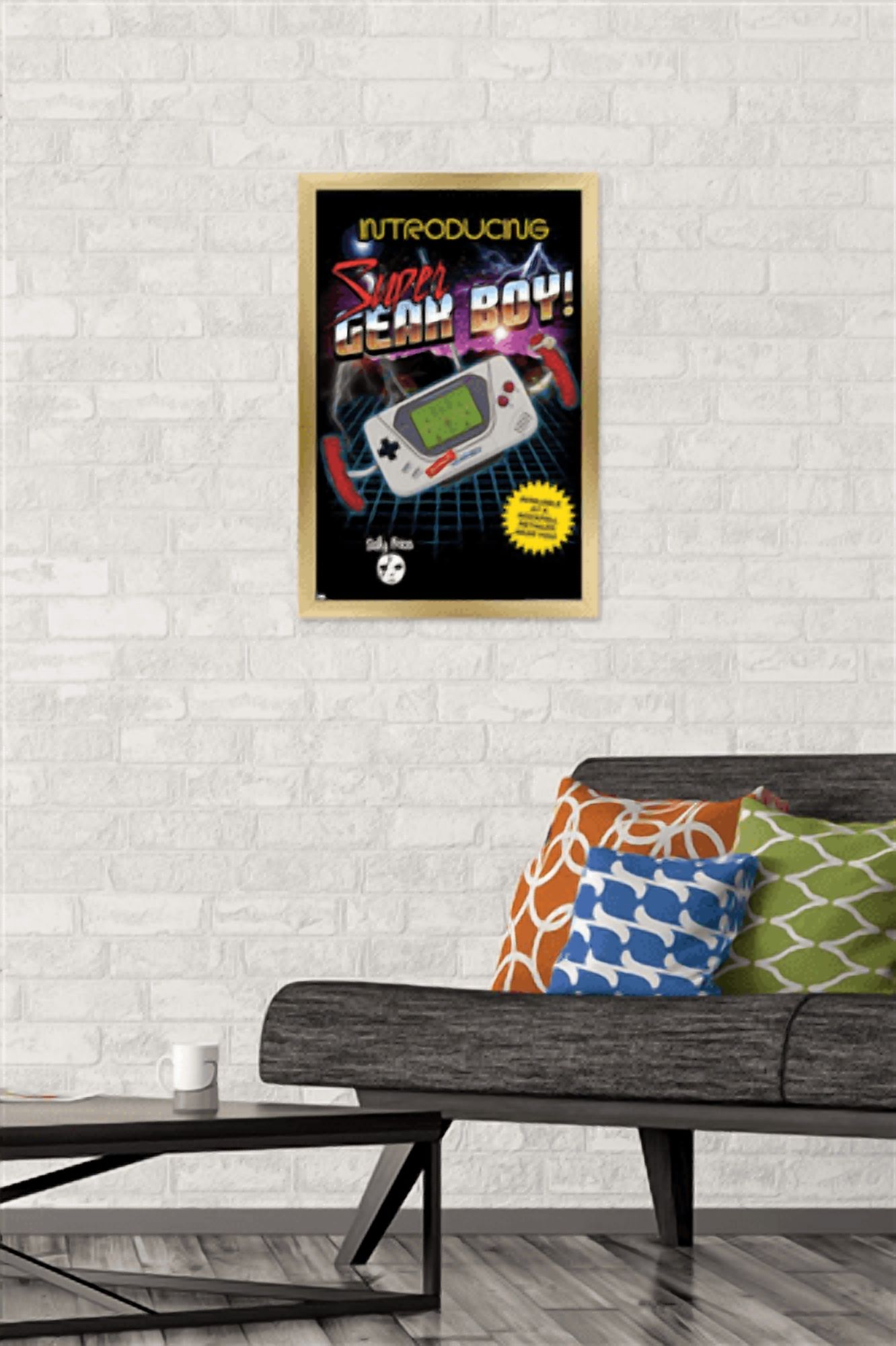 Sally Face - Super Gear Boy Wall Poster, 14.725" x 22.375" Framed