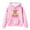 Pink, variant on SonxaHe Toddler Girl' Hoodies Capybara Print Comfy Long Sleeve Hooded Sweater Child Basic Loose Autumn Winter Hoodies Black,Sized 4-5