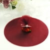 BalsaCircle 25 Burgundy 9" Tulle Circles Wedding Party Baby Shower FAVORS