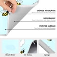 thumbnail image 5 of Bee Cloud Pattern Drying Dish Mat Quick Drying Absorbent Soft Durable for Kitchen 16" x 18", 5 of 10