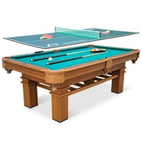 EastPoint Sports 87″ Sinclair Pool Table with Table Tennis Top