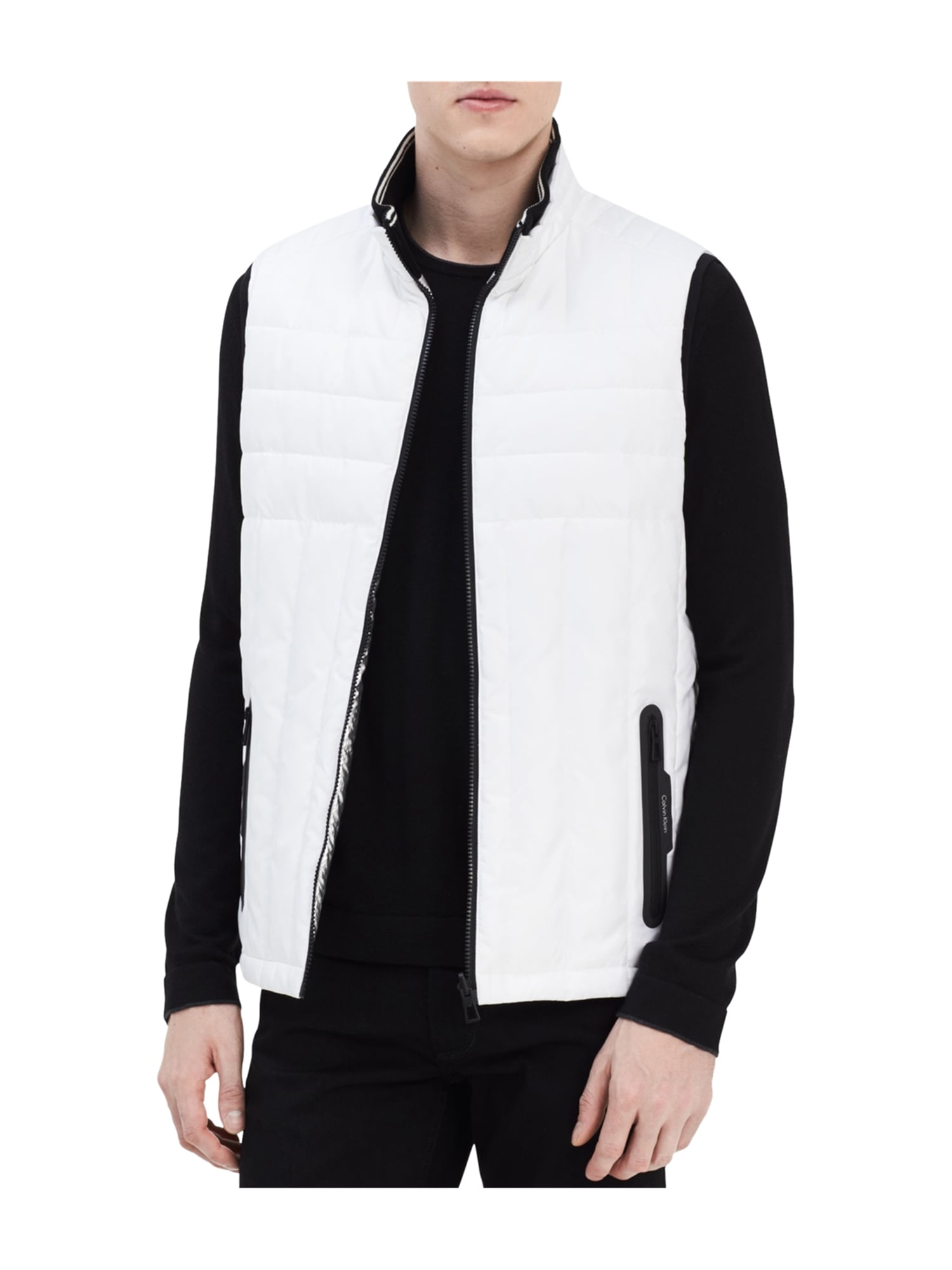 Calvin Klein Mens Reversible Quilted Vest standardwhite S Walmart Canada