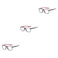thumbnail image 3 of Qarigey Gafas deportivas Anti luz azul Sin lentes recetados Hombres Mujeres Gafas Lector Gafas Vida diaria Negro / Rojo Type1 NO1, 3 of 6