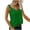 Green, variant on Spring Tops for Women Tank Tops for Women Women's Sleeveless V-Neck Solid Color Block T-Shirt Loose Casual Tank
