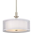 thumbnail image 4 of Dolan Lighting - 3-Light Pendant-Satin Nickel Finish, 4 of 6