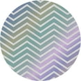 thumbnail image 1 of Ahgly Company Indoor Round Patterned Slate Blue Grey Novelty Area Rugs, 3' Round, 1 of 6