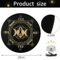 thumbnail image 2 of Divination Board Pendulum Board Dowsing Divination Decoration Pendulum Board Witchcraft Wiccan Altar Supplies Kit 1pcs Wooden Car-Ven Board Witchcraft Kit 7.87in Black 4, 2 of 6