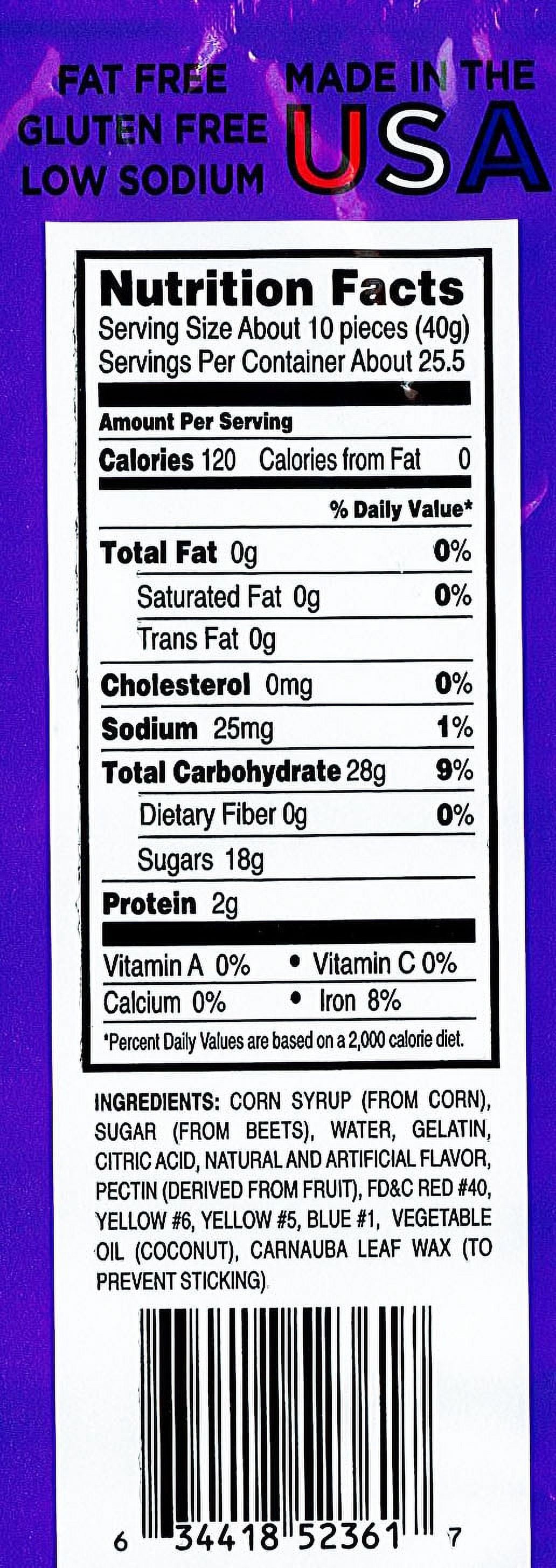 Albanese Fat-Free Gluten-Free Mini Assorted Flavors Gummi Worms, 36 Oz.