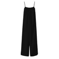 thumbnail image 6 of TAIAOJING Jumpsuits For Women Summer Backless Suspender Jumpsuit Wide Leg Pants Casual Loose Elegant Jumpsuit, 6 of 7