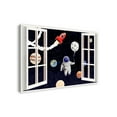 thumbnail image 2 of Creative Products Astronaut In Space Window 32x48 Canvas Wall Art, 2 of 5
