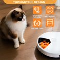 thumbnail image 3 of Automatic Cat Wet Food Feeder with Cooling – Semiconductor Refrigeration, 5 Compartments for 330g Each, Timer Controlled, Washable Premium Meal Trays, 3 of 4