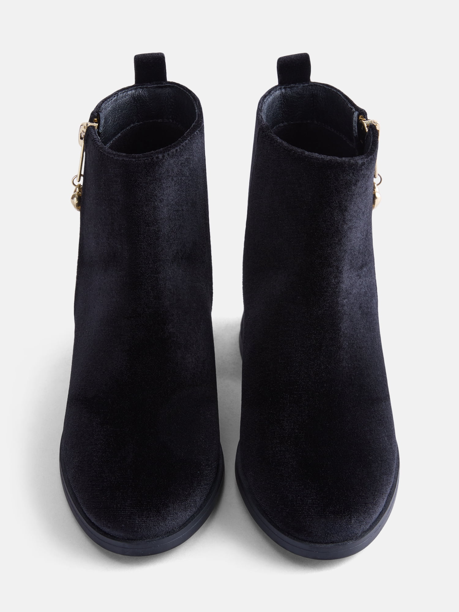 Wonder Nation Girls Faux Suede Velvet Boots