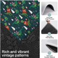 thumbnail image 3 of Green Christmas Dinosaur and Snowman Pattern Kitchen Rugs Sets Of 3,Kitchen Runner Rugs Non Skid Washable,Decorative Kitchen Floor Mats for Kitchen,Sink,Laundry,17"x30"+ 17"x47" + 17"x59", 3 of 6