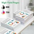 thumbnail image 6 of 220XL 220 XL Ink Cartridge Compatible for Epson 220 XL 220XL Compatible with Home XP-320 Home XP-420 Home XP-424 WF-2630 WF-2650 (5Pack), 6 of 6