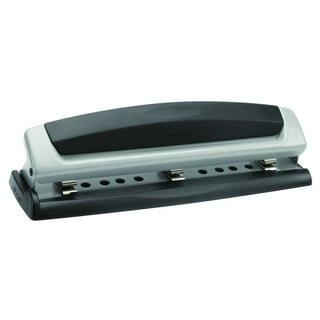 Office Depot Brand 3 Hole Paper Punch 10 Sheet Capacity Silver