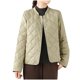 thumbnail image 2 of Parkas de manga larga para mujer, chaqueta holgada informal de color liso con capucha, chaqueta de algodón para mujer, 2 of 6
