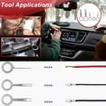 thumbnail image 4 of Mechanic Hook and Pick Tool Set & Car Trim Removal Kit with Fastener Clip Pliers Rivet Puller Magnetic Pickup Gasket Scraper NonScratch Plastic Pry Tools for Automotive Repair, 4 of 7