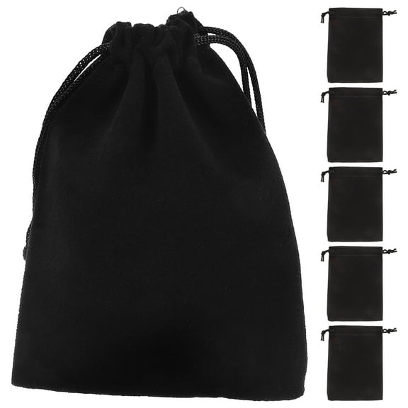 20 Pcs Velvet Storage Bag Card Bags Gift Pouch Velvet Drawstring Bags Fabric Pouch Bags with Drawstring