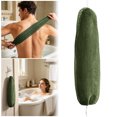 thumbnail image 2 of African Net Sponge Exfoliating Body Scrub, Extra Long Shower Washcloth with Hanging Cord, Gentle Skin Exfoliation Mesh Towel for Women Men, Quick-Drying Bath Loofah for Daily Cleansing 31.5Inch, 2 of 9