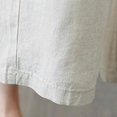 thumbnail image 7 of Timegard Cotton Linen Pants for Women Elastic High Waist Wide Leg Lightweight Fall Casual Loose Trousers, 7 of 7