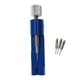 thumbnail image 5 of Eigraketly Juego de herramientas de reparación para quitar pasadores de enlace de de correa de reloj ajustable Juego de 3 pines Kits y herramientas de reparación de relojes azul, 5 of 6