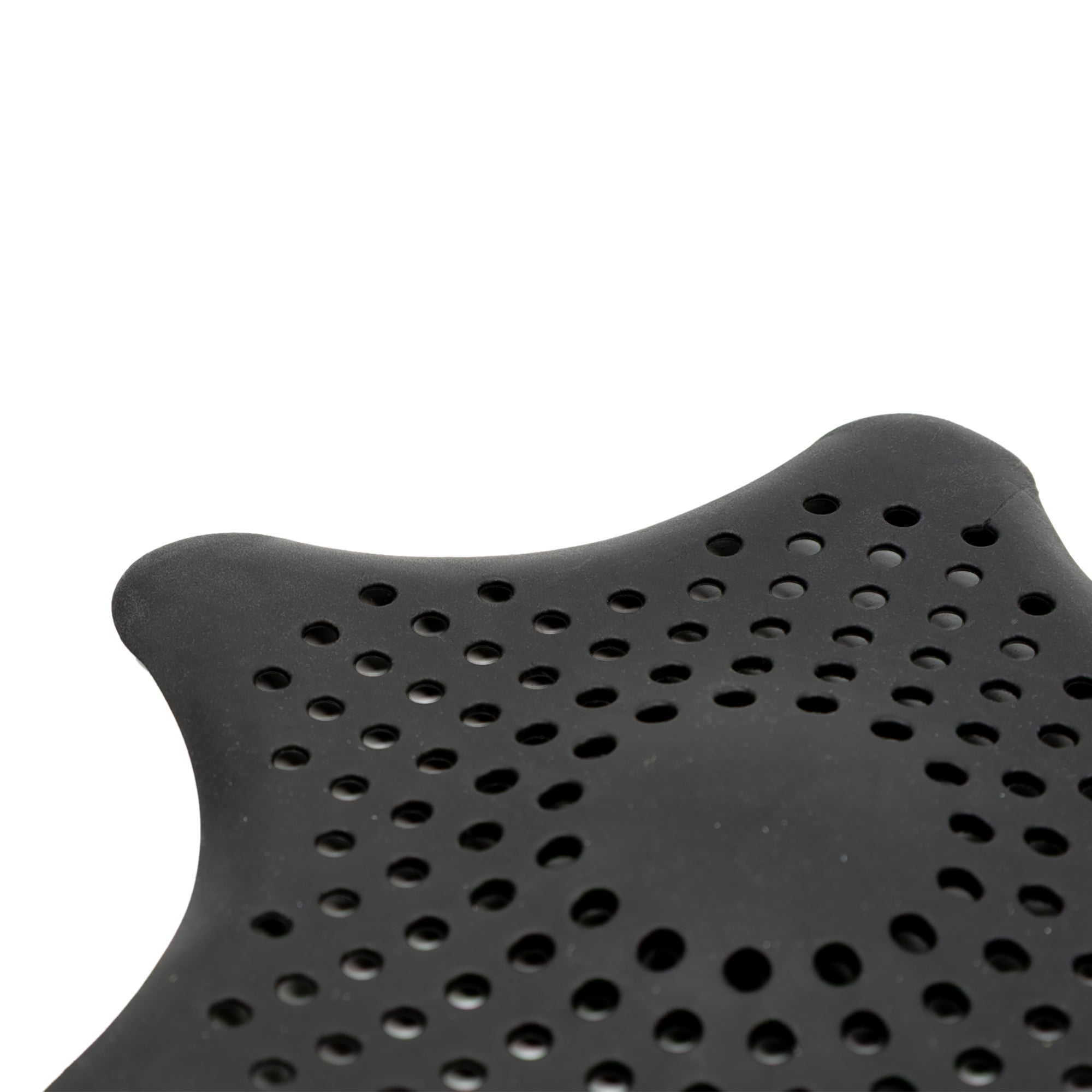 Era Silicone Hair Catcher for Bath and Shower Drains, Black 6.18x6.18in, Hair drain catcher