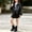Black, variant on Kids Solid Zip up Faux Leather Jacket Lapel Long Sleeve Moto Coat Fashion Casual Outdoor Outerwear for Girls Black 1-2 Years
