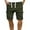 Army Green, variant on Outfmvch Cargo Pants For Men Mens Shorts Men'S Summer Casual Solid Shorts Drawstring Pocket Button Shorts Pants Long Johns For Men Army Green L