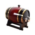thumbnail image 2 of Tonneau en Chêne avec Support Distributeur de Tonneau à Bière pour Hydromel 1,5 L, 2 of 8
