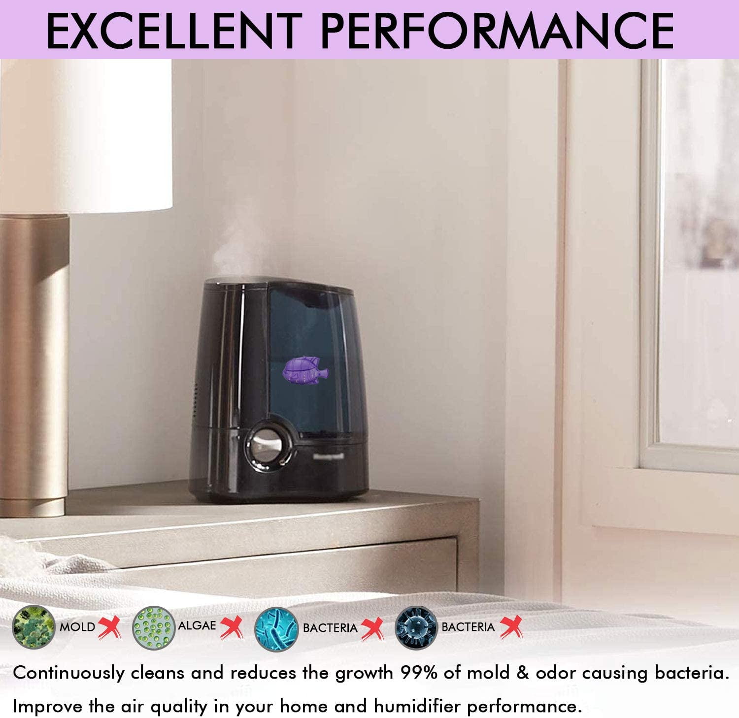 Compare to Protec Kaz PC1F Adorable Warm /& Cool Mist Humidifiers Tanks and Fish Tanks Universal Humidifier Tank Cleaner Compatible with Drop Fette Filter Pack of 4 Droplet