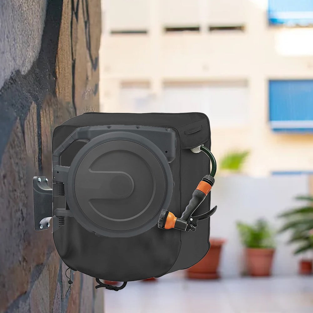 Wall Mounted Water Hose Reel Protective Cover For Your Garden Hose And Reel Rainproof Garden Wall Mounted Hose Reel Cover Part
