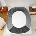 thumbnail image 5 of Homewish Modern Abstract Art Twin Sheet Sets,Minimalist Theme Twin Fitted Sheet,Gray Black Ombre Flat Sheet For Girls Kids,Ultra Soft Home Decor,3 Pieces, 5 of 7