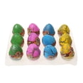 thumbnail image 2 of 12 piezas de huevos de dinosaurio colorido Sunnimix eclosión creciente para niños, 2 of 7