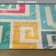 thumbnail image 6 of Ambesonne Indie Place Mats Set of 4, Vintage Spiral Colorful, Standard Size, Multicolor, 6 of 6