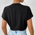 thumbnail image 3 of LOVZFMLL Combinaison Mode Femme Manches Longues Solide Confortable Respirante Col Rond Noir m, 3 of 5