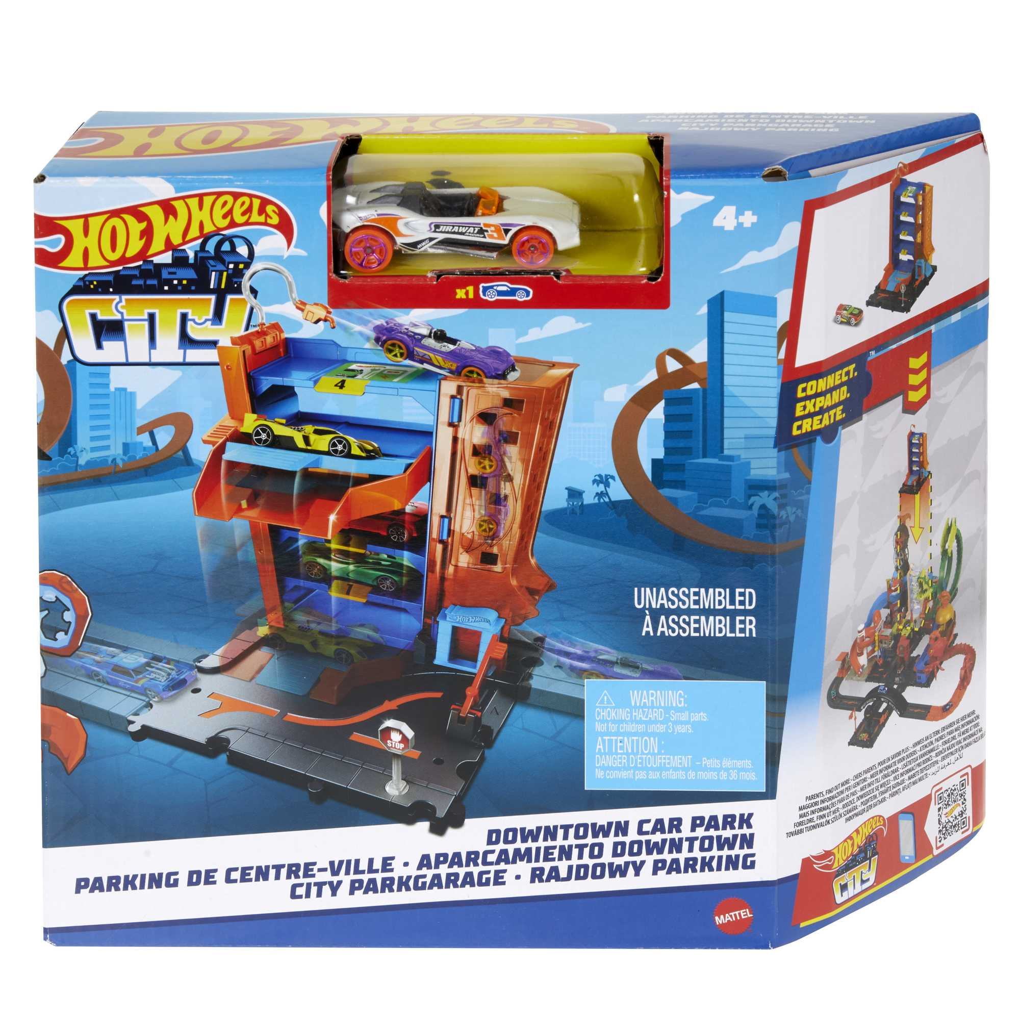 Hot Wheels Race Toy: Loop Stunt Champion Race Track Set for