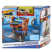 Hot Wheels City Downtown Car Park Playset, Gift for Kids Ages 4 to 8